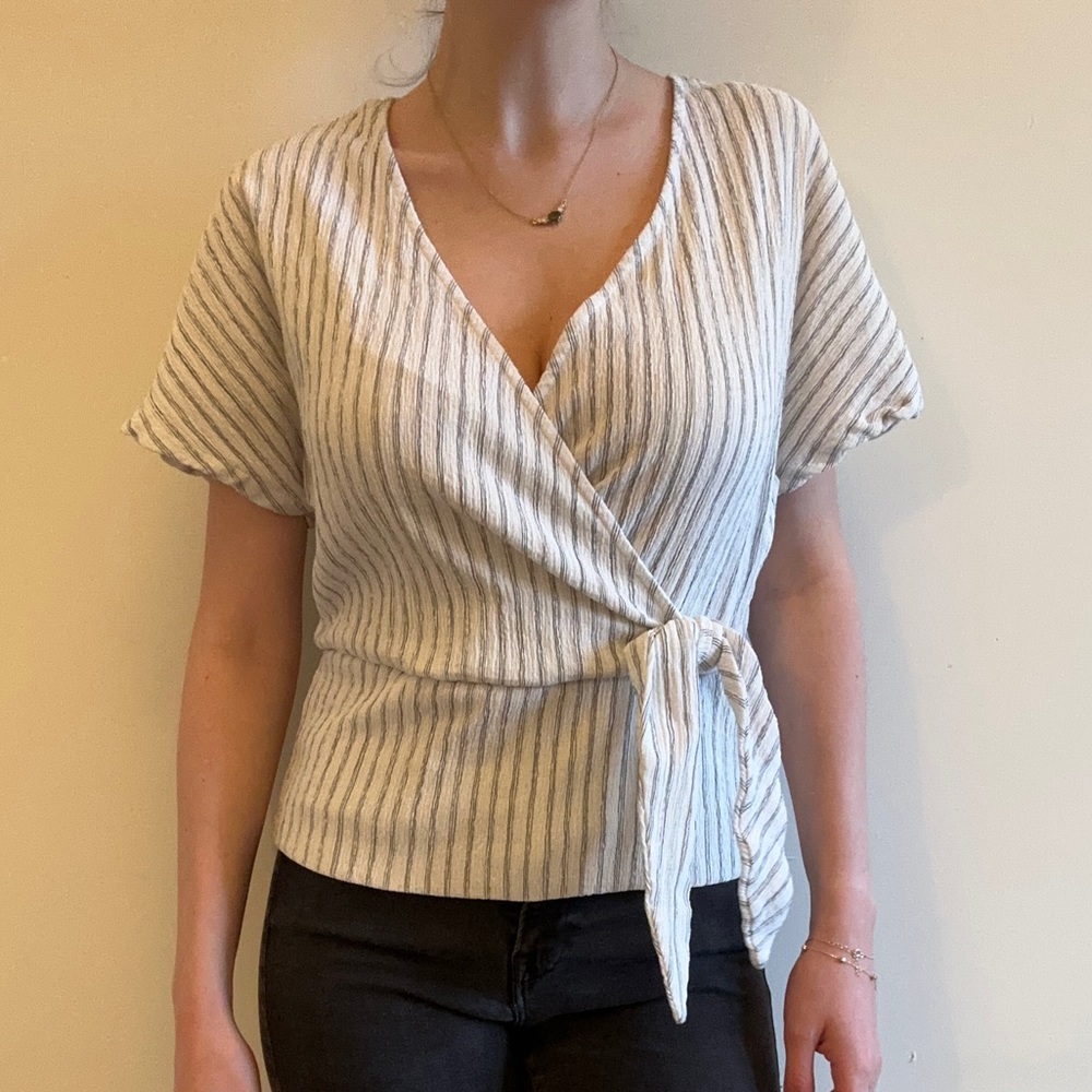 H&M Wrap-Front Blouse